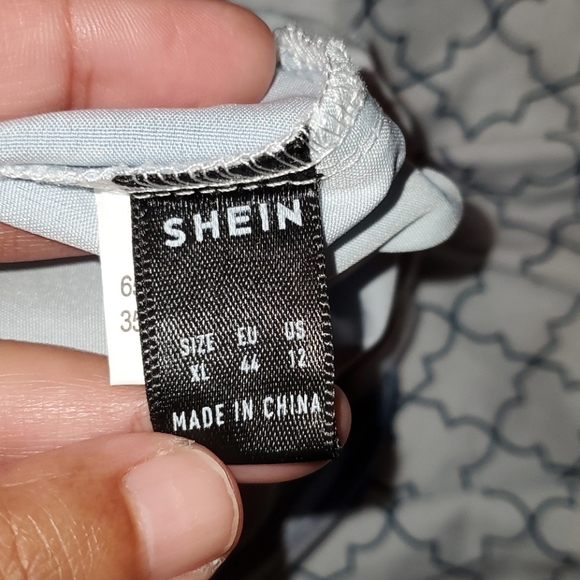 Blue xl backless romper - Picture 2 of 3